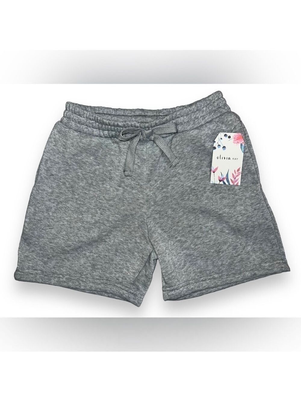 Olivia Kay Girls Sweat Shorts Gray Size 10/12
